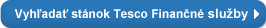 Vyhledat stánek TESCO Finanční služby