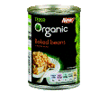 TESCO Organic fazule v paradajkovej omke